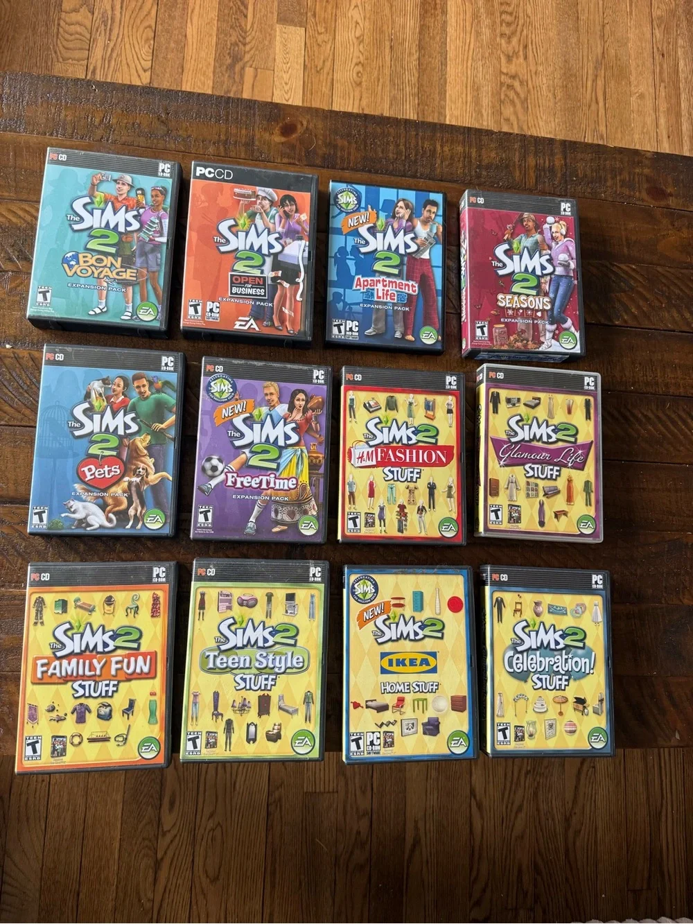 The Sims 2 PC Game Expansion & Stuff Pack Collection 12 pack